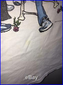 VTG Grateful Dead T-Shirt 1987 Fall Tour Touch of Grey The Dark Jerry Garcia XL