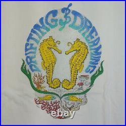 VTG Grateful Dead T-shirt drifting dreaming seahorse Orlando Miami 94 Large rare