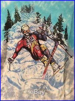 VTG Grateful Dead US Ski Team Olympics 1995/94 Men's XL Tie Dye Shirt Tour RARE
