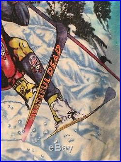 VTG Grateful Dead US Ski Team Olympics 1995/94 Men's XL Tie Dye Shirt Tour RARE