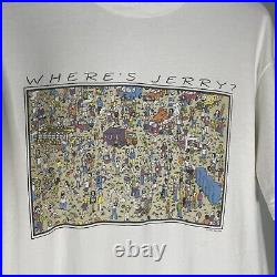 VTG RARE 1994 Jerry Garcia Where's Jerry (Waldo) Grateful Dead XL T-Shirt