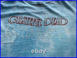 VTG THE GRATEFUL DEAD Concert T Shirt 1984 Greek Theatre UC Berkeley Tie Dye M