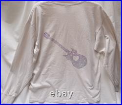 Very Rare Jerry Garcia Grateful Dead Graphic Print Long-Sleeved T-shirt 1995