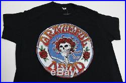 Vintage 1970s GRATEFUL DEAD Shirt Deadhead Size Large Jerry Garcia Skull