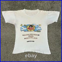 Vintage 1973 Grateful Dead The Band Allman Brothers Watkins Glen T-Shirt 70s