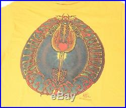 Vintage 1974 Mickey Hart Rolling Thunder Tour Shirt Grateful Dead Head Shirt