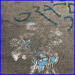 Vintage 1977 Grateful Dead Rare Band T-Shirt Distressed 70s Single Stitch