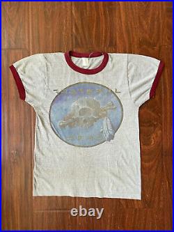 Vintage 1977 Grateful Dead T-Shirt Size S Cyclops Terrapin Station Skull 70s
