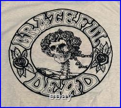 Vintage 1979 Grateful Dead Phoenix & Bertha Skull Shirt M USA Mouse Kelly G. D. P