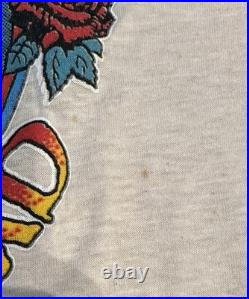 Vintage 1979 Grateful Dead Phoenix & Bertha Skull Shirt M USA Mouse Kelly G. D. P