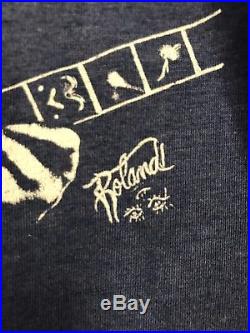 Vintage 1980 Grateful Dead Jerry Garcia Band Shirt Roland Hanes 50/50 VTG RARE
