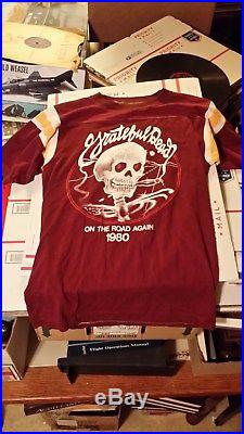 Vintage 1980 Grateful Dead On The Road Again Concert Shirt