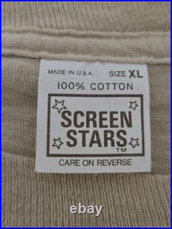 Vintage 1980 Grateful Dead Reckoning Screen Stars Single Stitch Shirt