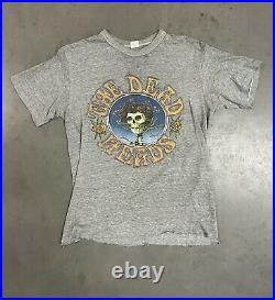 Vintage 1980 Grateful Dead The Dead Heads Happy New Year Double Sided T Shirt M