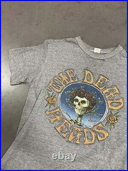 Vintage 1980 Grateful Dead The Dead Heads Happy New Year Double Sided T Shirt M