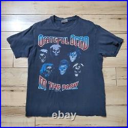 Vintage 1980s Grateful Dead T Shirt In the Dark Touch of Grey Size Large Rare