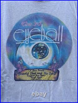 Vintage 1980s Grateful Dead The Band 1984 Concert Tour T Shirt XL used