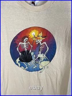 Vintage 1981 Dance For Disarmament Grateful Dead T-Shirt Large Joan Baez