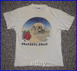 Vintage 1981 Grateful Dead European Tour Concert T Shirt USA Made Hanes 80s