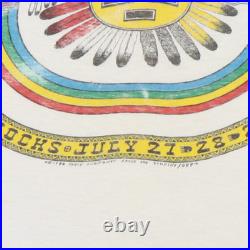 Vintage 1982 Grateful Dead Red Rocks Concert Shirt Size Unreadable