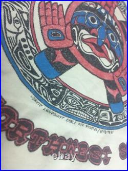 Vintage 1982 Grateful Dead Tour Shirt Pacific Northwest Rare GDP Size Large