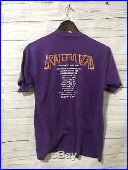 Vintage 1983 Grateful Dead Deadheads Shirt Jerry Garcia 80s Size Large Band Tee