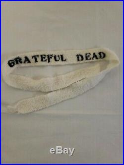 Vintage 1983 Grateful Dead Red Long Sleeve Shirt Headband Patch and Decal Lot