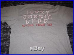 Vintage 1983 Jerry Garcia Band Grateful Dead stanley mouse rick griffin shirt L