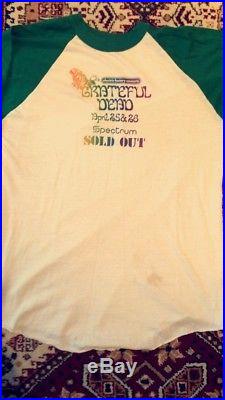 Vintage 1983 Original Grateful Dead Shirt RARE, Spectrum Philadelphia