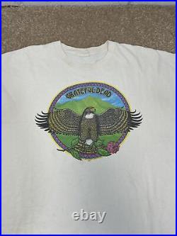 Vintage 1984 Grateful Dead Shirt Fall Tour David Lundquist Eagle GDP Sz 2XL 80s
