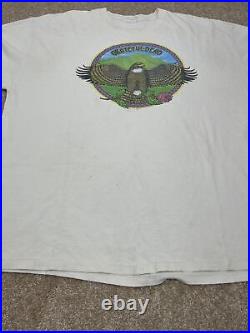 Vintage 1984 Grateful Dead Shirt Fall Tour David Lundquist Eagle GDP Sz 2XL 80s