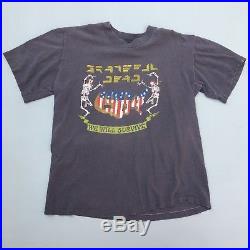 Vintage 1984 Grateful Dead tee shirt L 80s 90s Jerry Garcia Liquid Blue