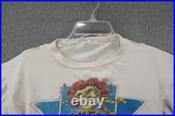 Vintage 1985 Grateful Dead 20th Anniversay Autumn Tour T Shirt White Size Medium