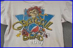 Vintage 1985 Grateful Dead 20th Anniversay Autumn Tour T Shirt White Size Medium