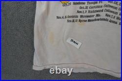 Vintage 1985 Grateful Dead 20th Anniversay Autumn Tour T Shirt White Size Medium