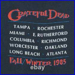 Vintage 1985 Grateful Dead Fall Tour Shirt Size Large