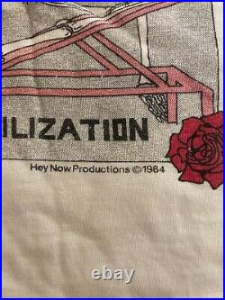 Vintage 1985 Grateful Dead Shirt Size XL Club Dead The Antidote For Civilization