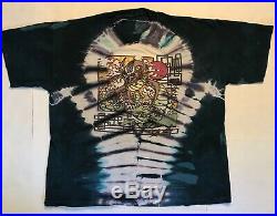 Vintage 1985 Mikio Kennedy Psychedelic Solution Grateful Dead Tie Dye Shirt
