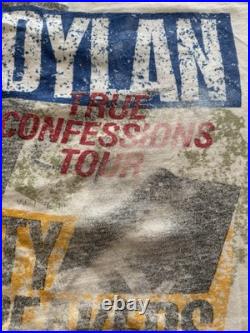 Vintage 1986 Bob Dylan Tom Petty Grateful Dead True Confessions Tour T Shirt