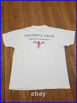 Vintage 1986 Grateful Dead Year Of The Dragon Shirt Size Large