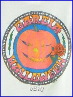 Vintage 1986 Jerry Garcia Band JGB Halloween Show T-Shirt Grateful Dead size L