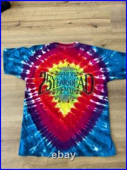 Vintage 1987/1990 25 Years Grateful Dead Space Your Face T Shirt Sz L Templeton