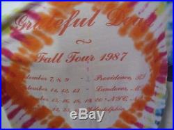 Vintage 1987 GRATEFUL DEAD Fall Tour NYC Philadelphia T Shirt Size LARGE
