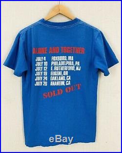 Vintage 1987 Grateful Dead Bob Dylan Alone And Together Concert Tour T-Shirt M