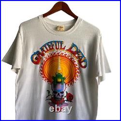Vintage 1987 Grateful Dead Concert Tour Shirt Santana
