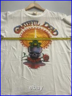 Vintage 1987 Grateful Dead Fall Tour Concert Music Band Shirt Skull Frog Large
