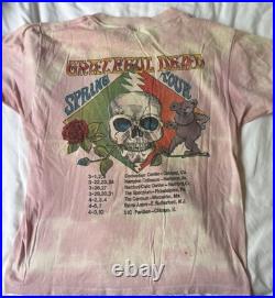 Vintage 1987 Grateful Dead Fall Tour Shirt It's Worth The Trip White Size Large