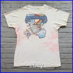 Vintage 1987 Grateful Dead Its Worth The Trip Summer Tour Tshirt Shirt Rock Band