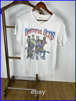 Vintage 1987 Grateful Dead T-Shirt Large In the Dark Tour Tee Touch of Grey