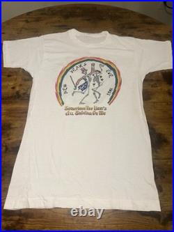 Vintage 1987 New Years Eve Grateful Dead Concert Shirt Parking Lot Boot Large